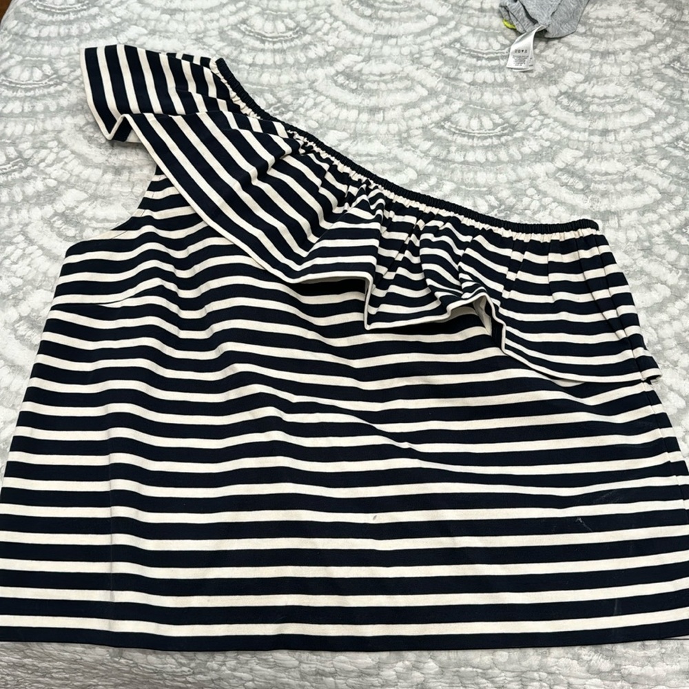J Crew one shoulder top